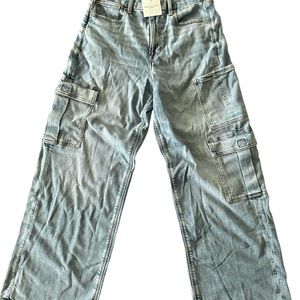 American Eagle Stretch, Curvy, Dreamy Drape, super High-Rise, Baggy Wide Leg